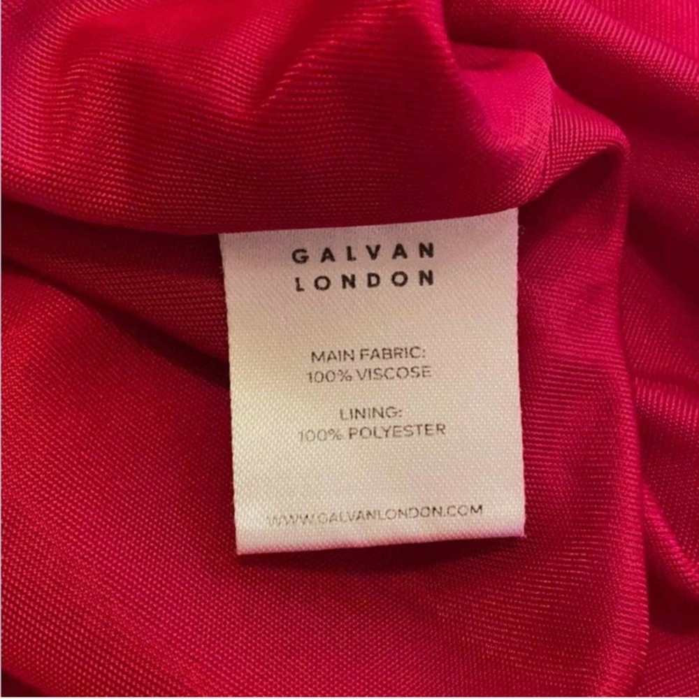 Galvan London Raspberry Dress - NWOT, size XS/S, celebrity designer - Picture 4 of 8